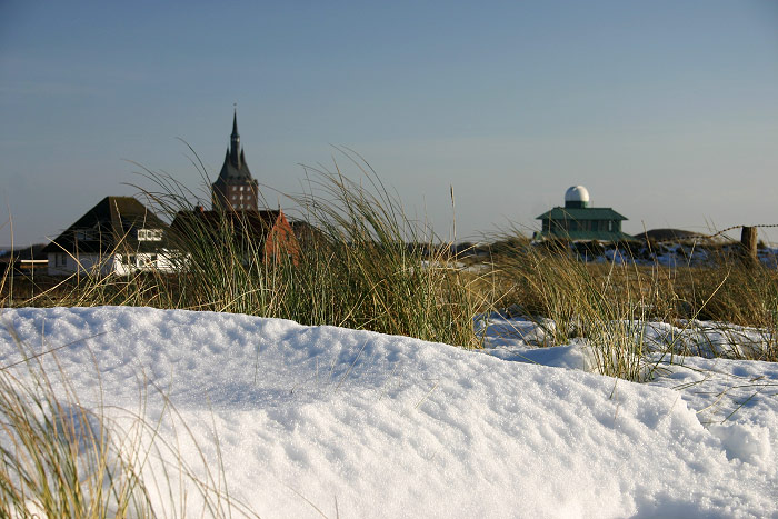 Westdorf vom Deckwerk aus gesehen