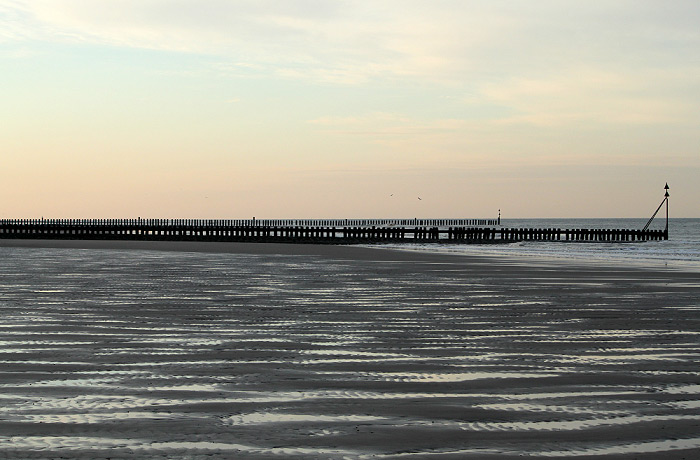Strand bei Niedrigwasser