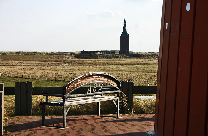 Westturm vom Leuchtturm aus gesehen