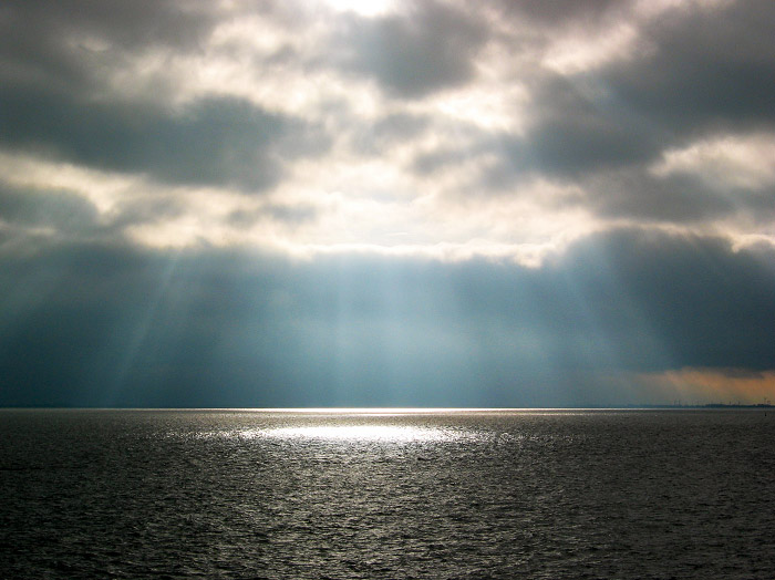 Hochwasser im Wattenmeer