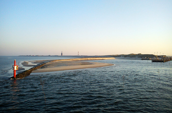 Buhne W im Morgenlicht