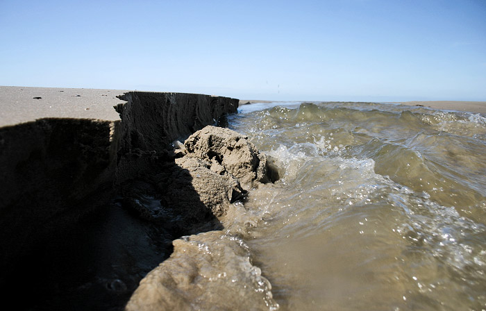 Hilfe, der Priel l&auml;uft aus