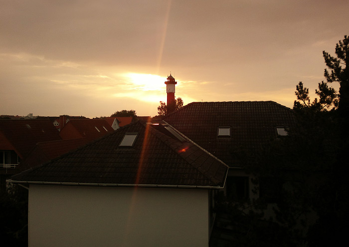 Sonnenaufgang im Dorf