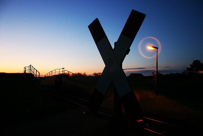 Bahn&uuml;bergang am Deichschart