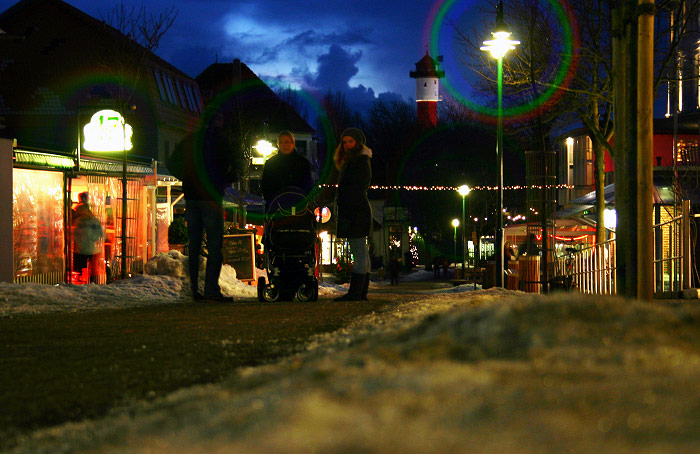 Abendstimmung im Dorf