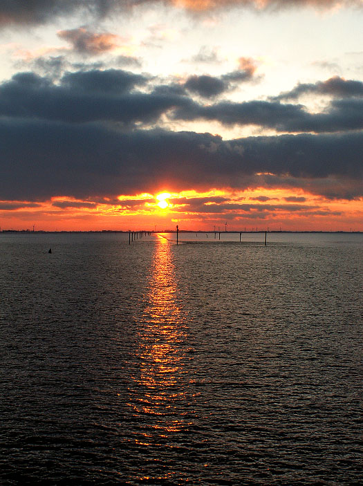 Fahrwasser nach Harlesiel