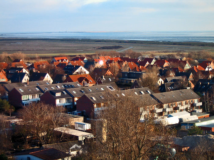 Blick auf das südöstliche Inseldorf