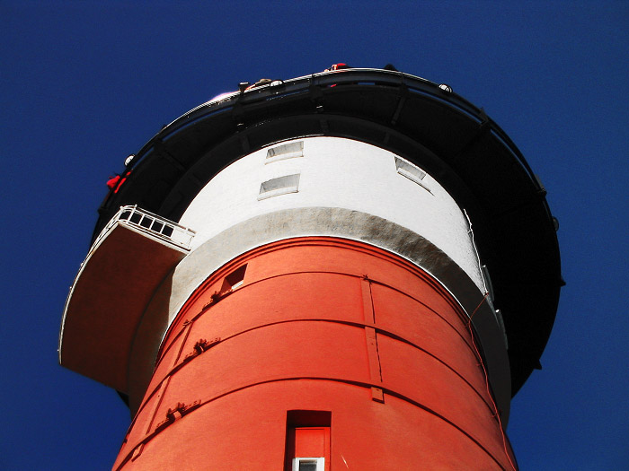 Alter Leuchtturm vom Turmfu&szlig; aus gesehen