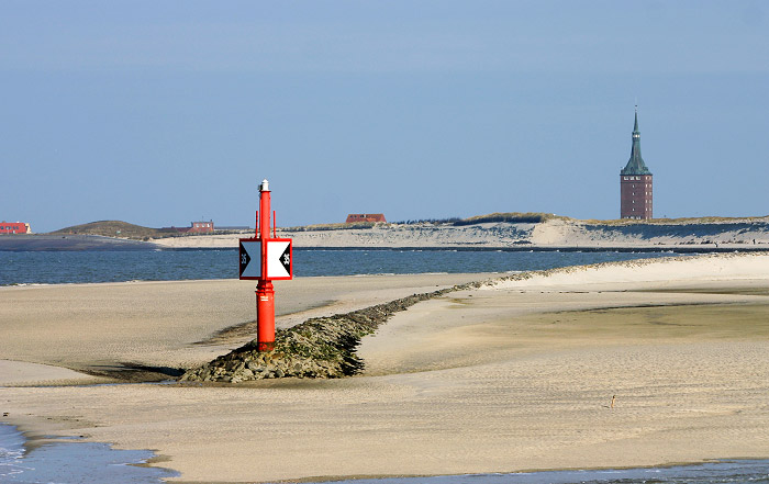 Buhne W in der Hafeneinfahrt
