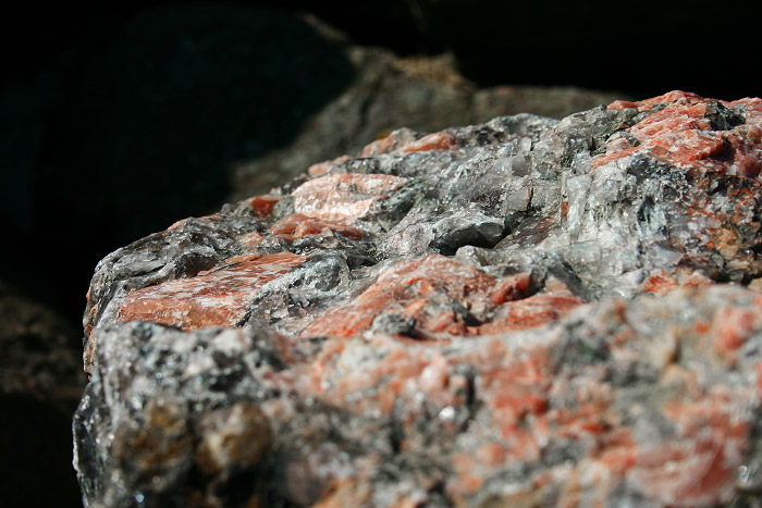 Granitstein des Steindamms