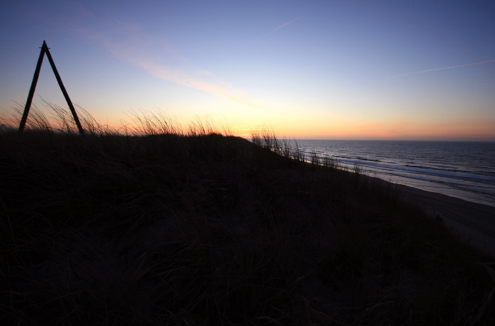 Blaue Stunde in den Nordd&uuml;nen