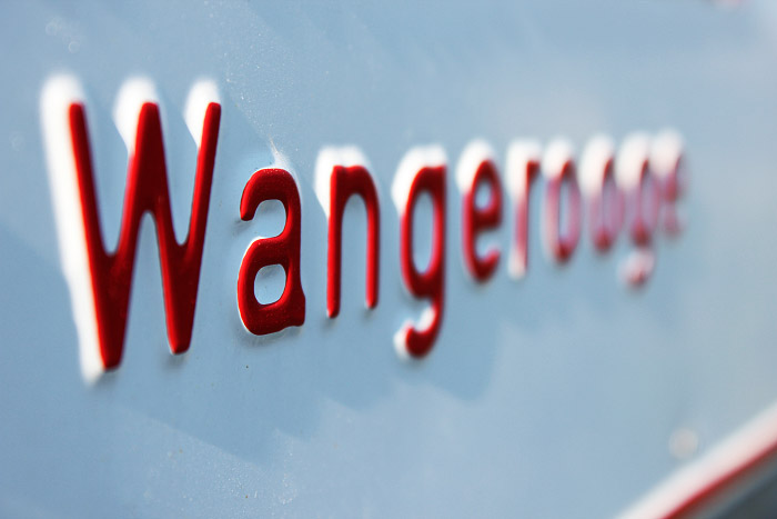 &raquo;Wangerooge&laquo; auf dem WSA-Schild