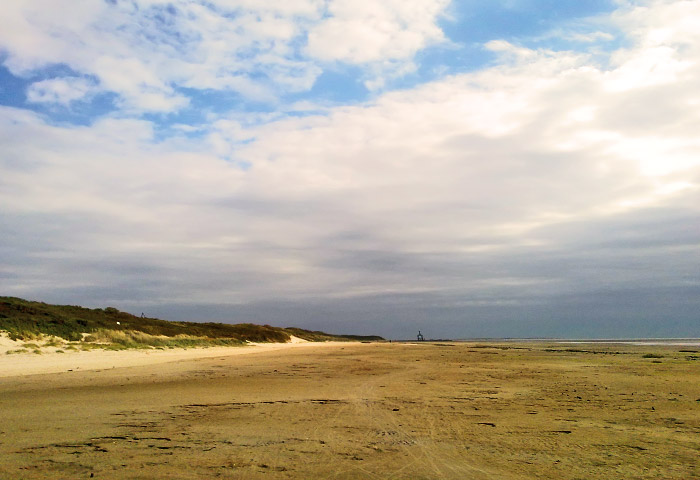 Auf dem Weg zum Ostende
