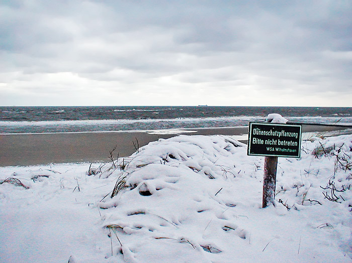 Blick von der Strandpromenade gen Norden