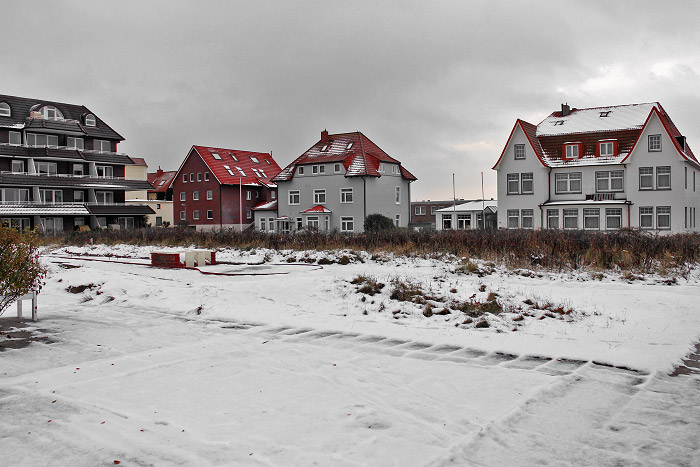 Verschneiter Cobigolf-Platz