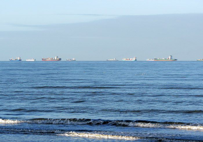 Hochbetrieb auf der Reede