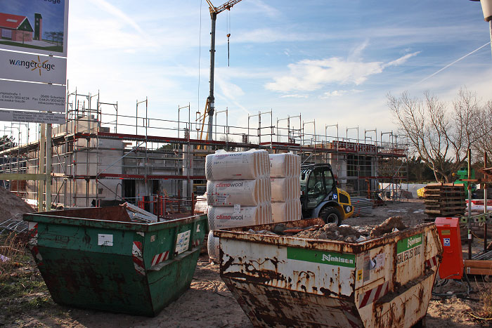 Feuerwehr-Neubau im Winter 2012/'13