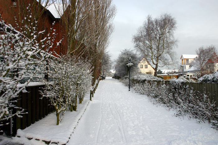 Durchgang vom Dorfgroden zur Siedlerstra&szlig;e