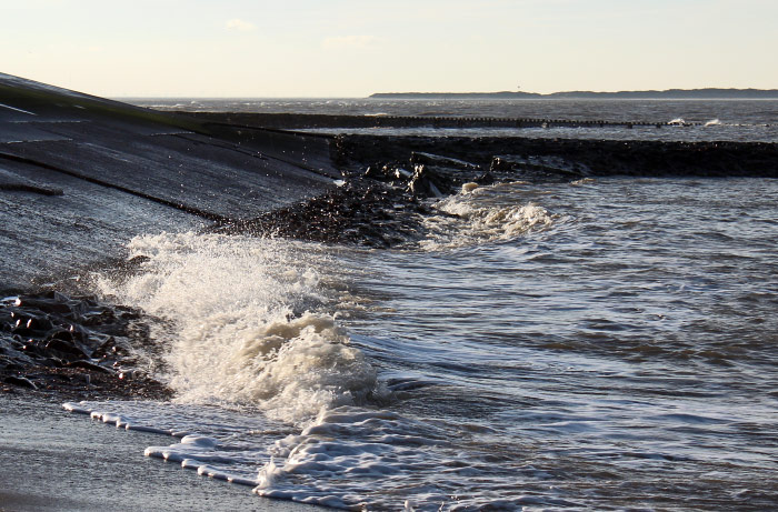 Brandung am Westende