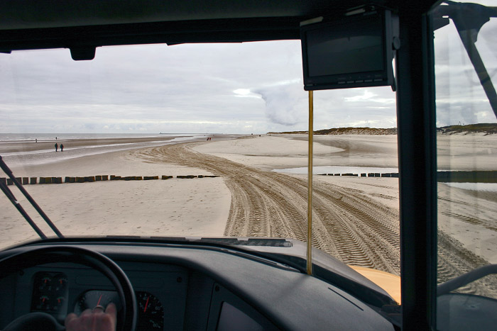 Buhne T vom Dumper aus gesehen