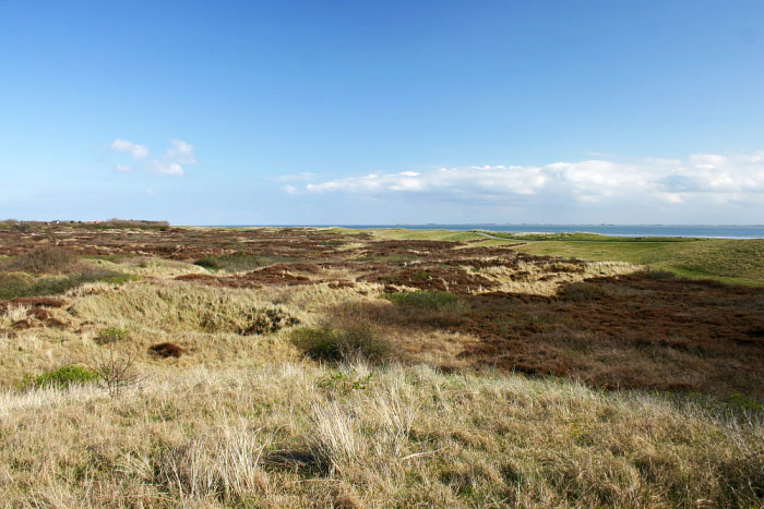 Heided&uuml;nen westlich des Dorfes