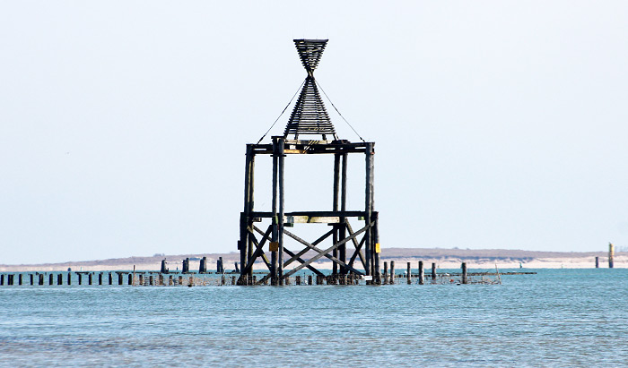 Ostbake bei Hochwasser