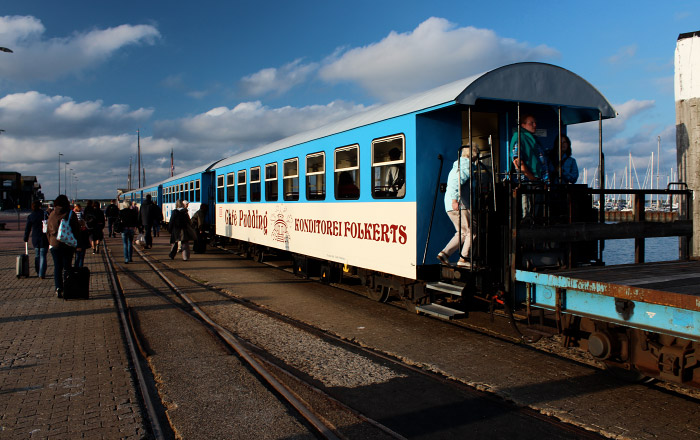 Ankunft am Westanleger
