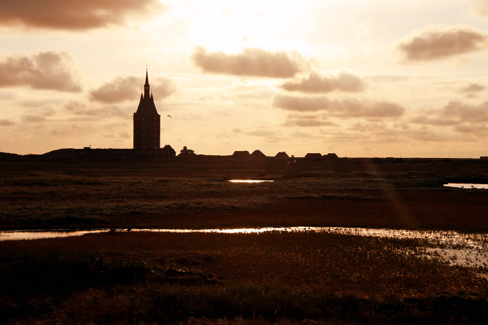 Westturm im Abendlicht