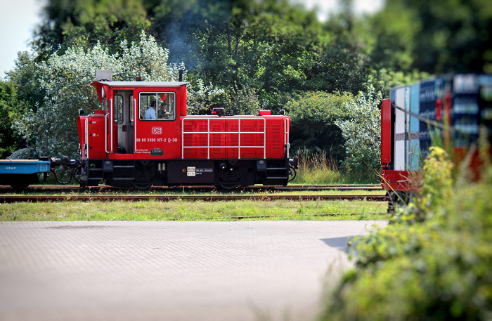 Sch&ouml;ma-Lok der Wangerooger Inselbahn