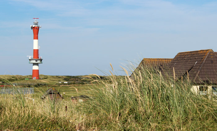 Neuer Leuchtturm vom Deckwerk aus gesehen