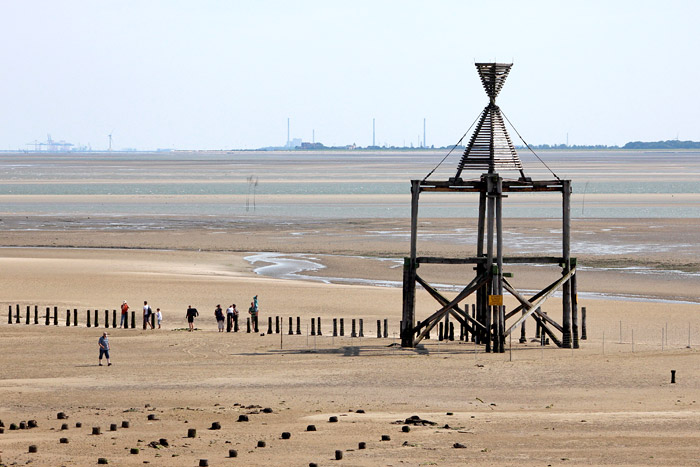 Ostbake, Telegraphenbalje und Festland