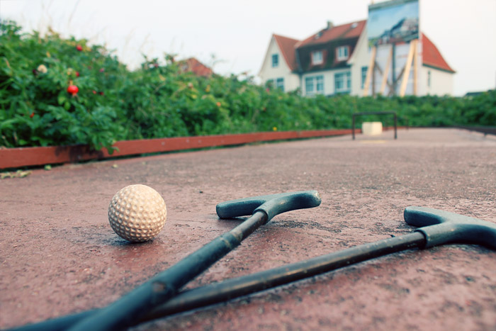 Auf dem Cobigolf-Platz