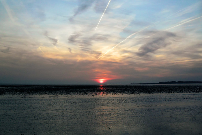 Maritimer Sonnenuntergang