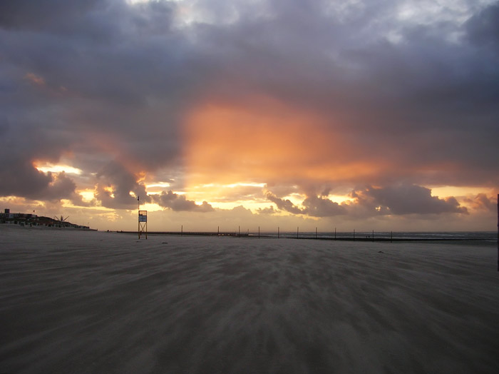 Abendlicher Hauptstrand