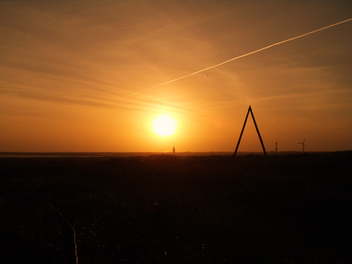 Abendstimmung in den D&uuml;nen