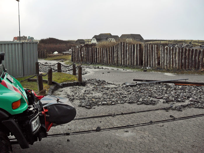 WSA-Schirrhof nach der Sturmflut