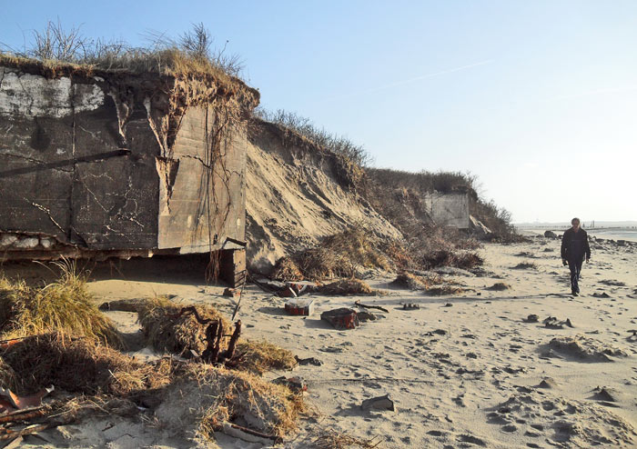 Bunkerreste am Ostende