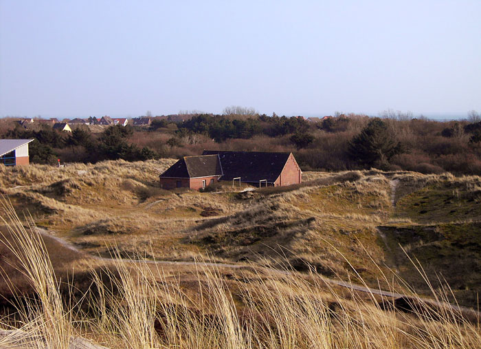 Blick auf die OJE-Dünenhalle