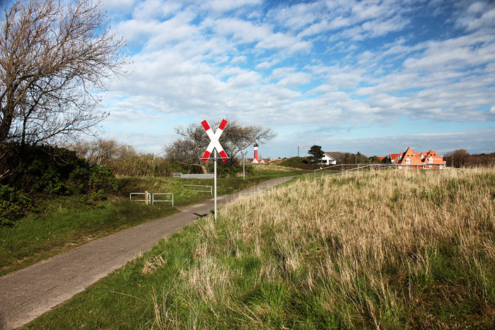 Bahnübergang nahe der Müllpreßstation