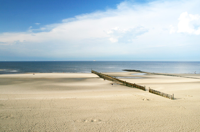Strand von der Aussichtsd&uuml;ne aus gesehen