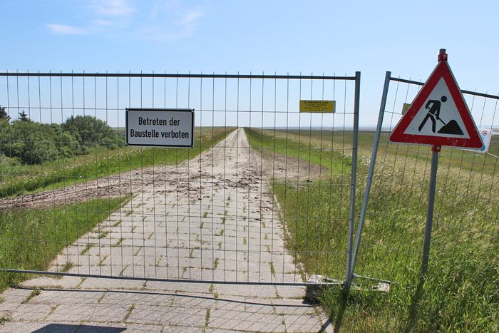 Deichbaustelle