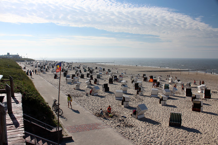 Strand im Sommer