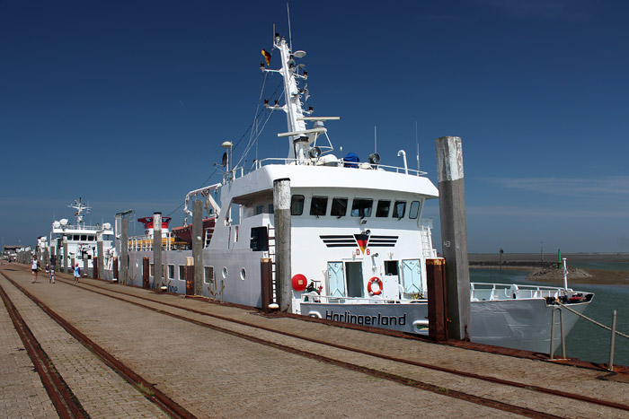 DB-Motorschiffe am Westanleger