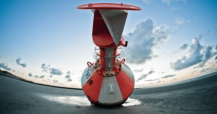 Angetriebene Ansteuerungstonne