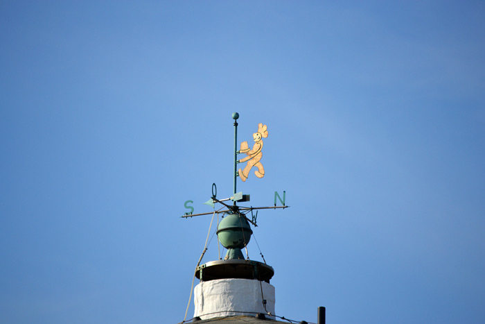 Windrose mit Konditor auf dem Caf&eacute; Pudding