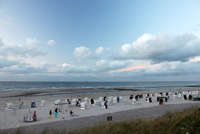 Abendlicher Hauptstrand