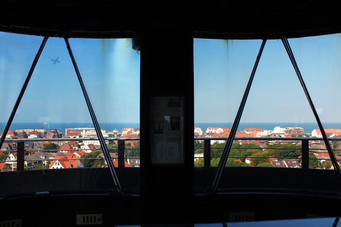 Im Laternengeschoß des Alten Leuchtturms