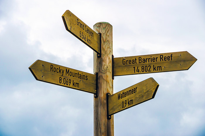 Weltnaturerbe-Wegweiser