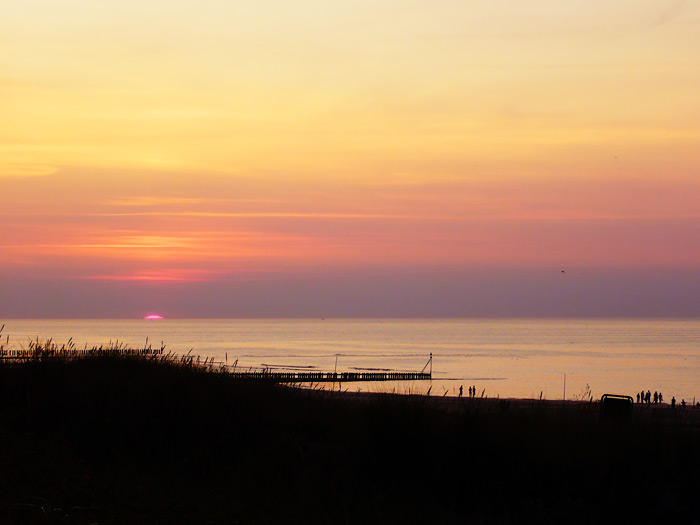 Die Sonne geht unter