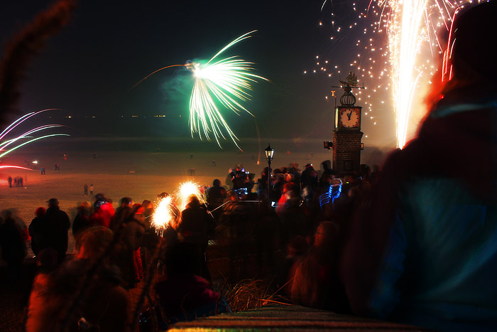 Feuerwerk am Hauptstrand